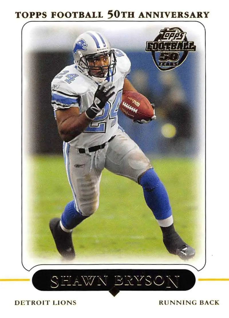2005 Topps #296 Shawn Bryson NM-MT Detroit Lions Football Card - Football Card Single