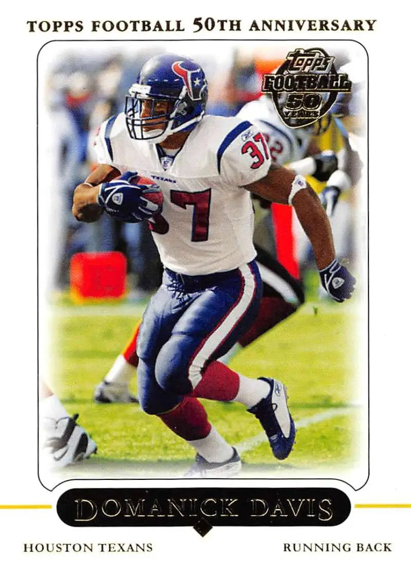 2005 Topps #3 Domanick Davis NM-MT Houston Texans Football Card - Football Card Single
