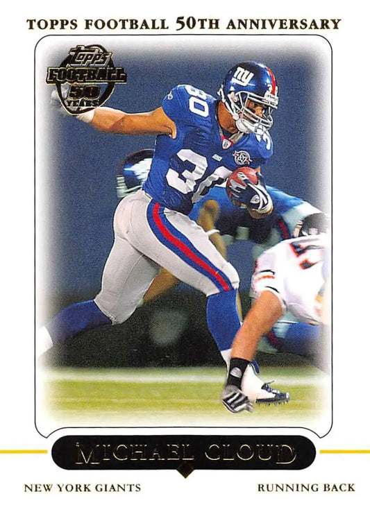 2005 Topps #30 Mike Cloud NM-MT New York Giants Football Card