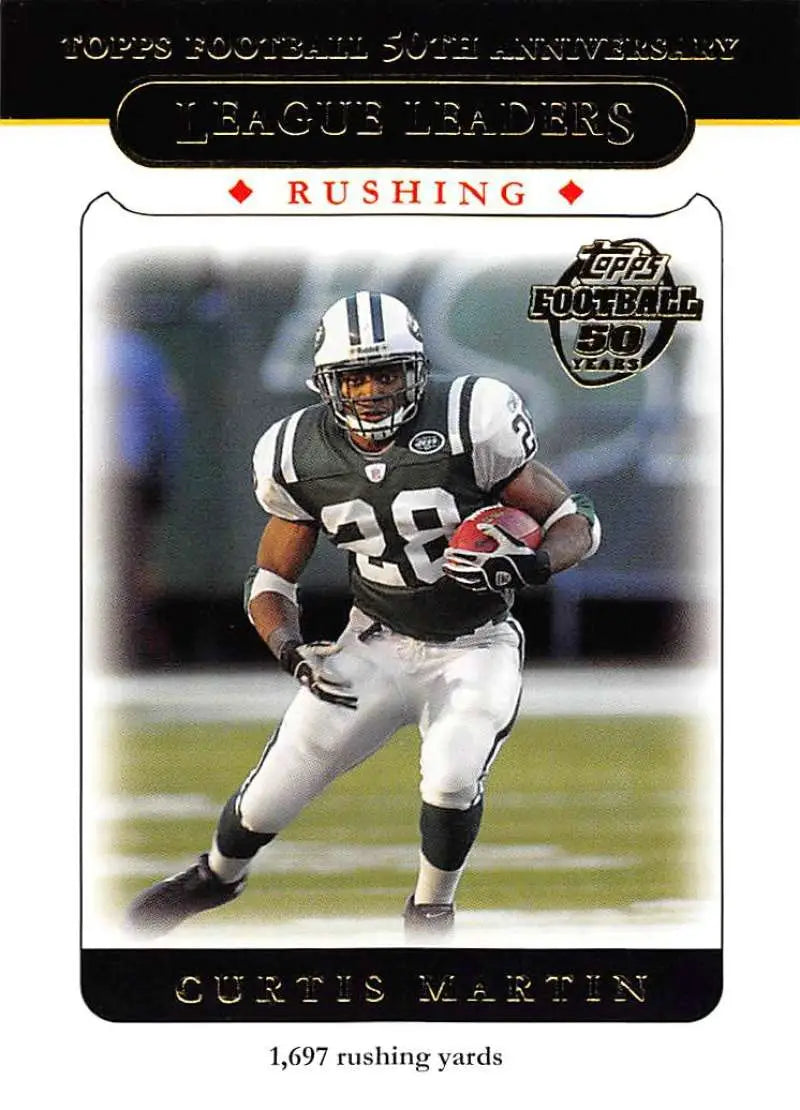 2005 Topps #311 Curtis Martin NM-MT New York Jets Football Card - Football Card Single