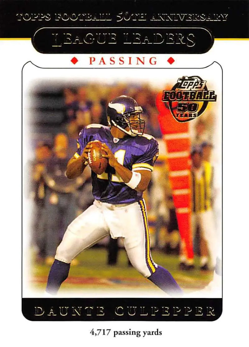 2005 Topps #312 Daunte Culpepper NM-MT Minnesota Vikings Football Card - Football Card Single