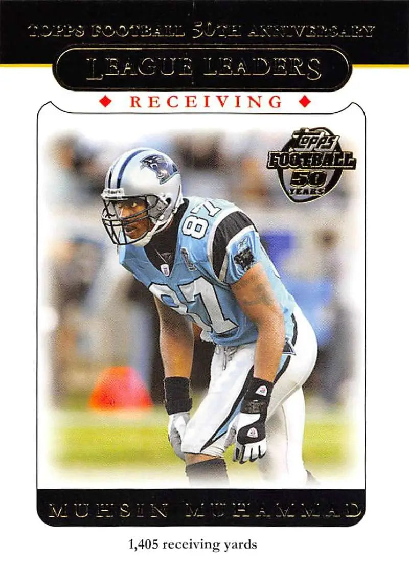 2005 Topps #313 Muhsin Muhammad NM-MT Carolina Panthers Football Card - Football Card Single