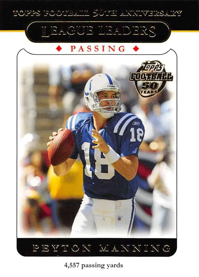 2005 Topps #318 Peyton Manning NM-MT Indianapolis Colts Football Card - Football Card Single
