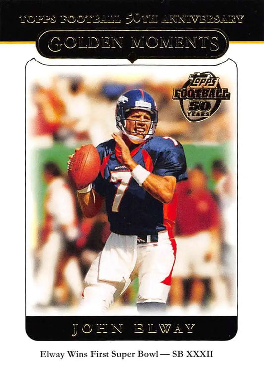 2005 Topps #322 John Elway NM-MT Denver Broncos Football Card - Football Card Single