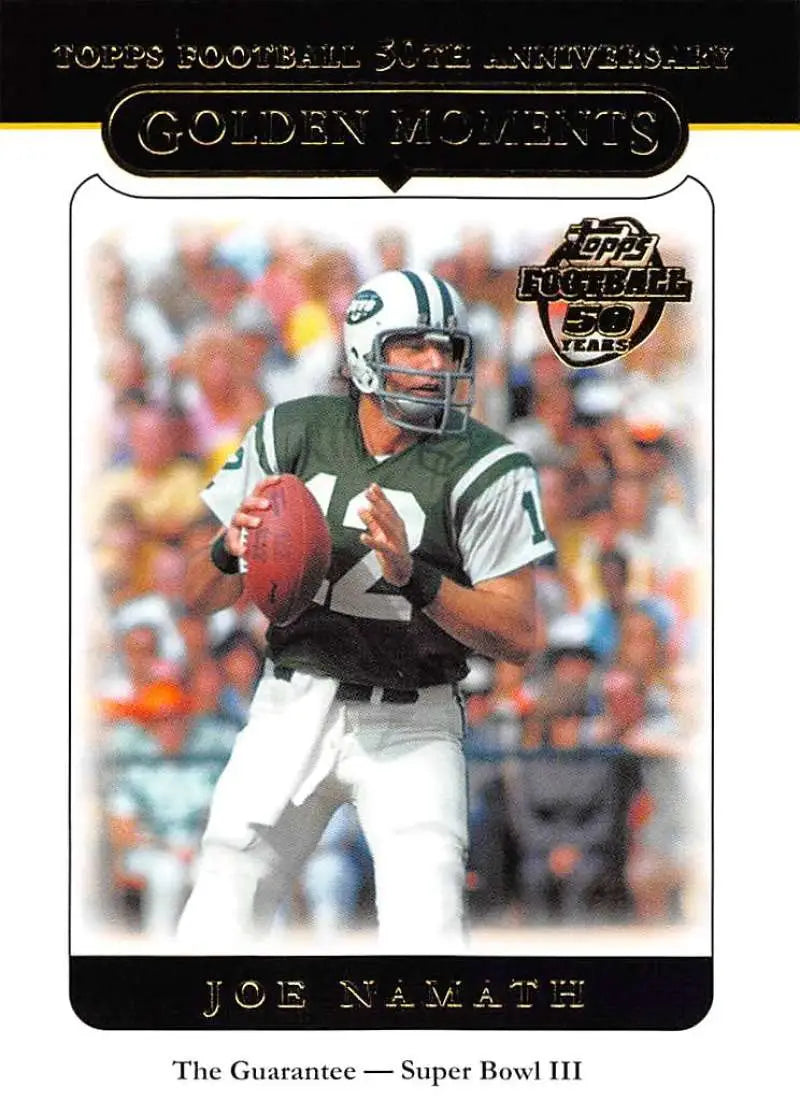 2005 Topps #325 Joe Namath NM-MT New York Jets Football Card - Football Card Single