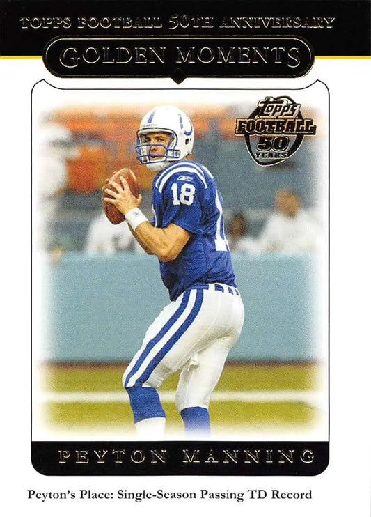 2005 Topps #327 Peyton Manning NM-MT Indianapolis Colts Football Card