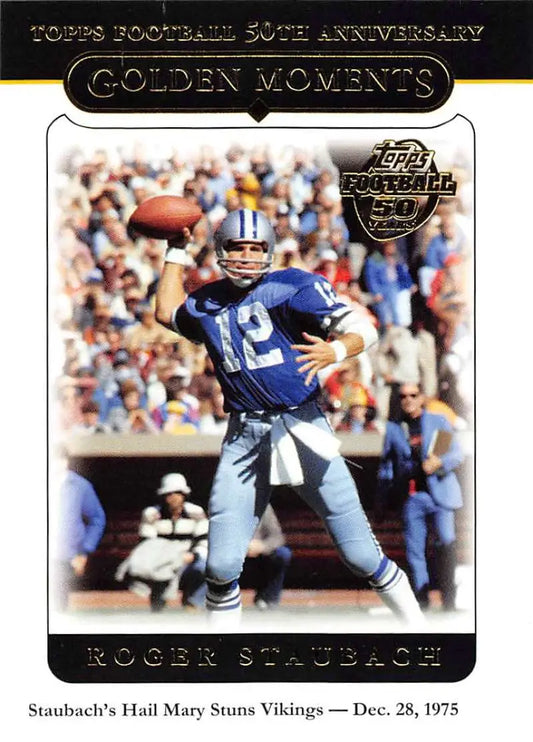 2005 Topps #330 Roger Staubach NM-MT Dallas Cowboys Football Card