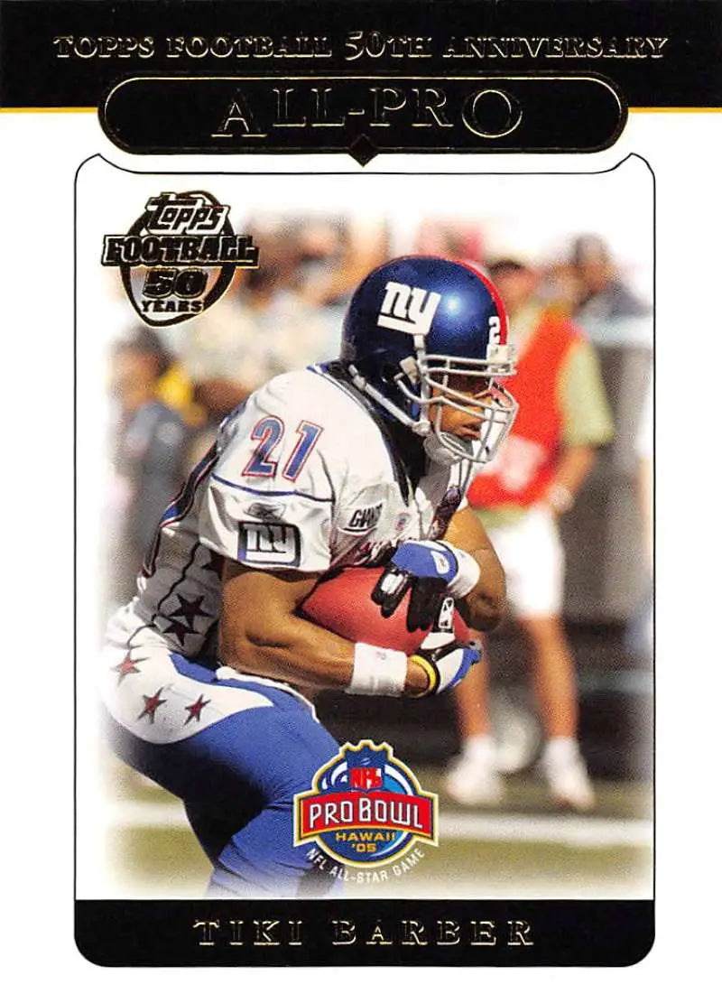 2005 Topps #333 Tiki Barber NM-MT New York Giants Football Card - Football Card Single