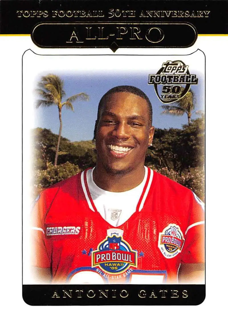 2005 Topps #334 Antonio Gates NM-MT San Diego Chargers Football Card - Football Card Single