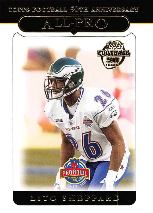 2005 Topps #336 Lito Sheppard NM-MT Philadelphia Eagles Football Card - Football Card Single