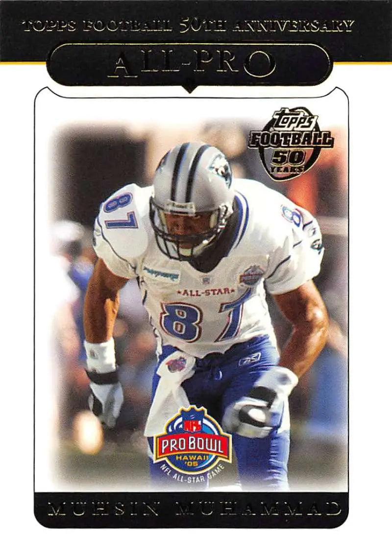 2005 Topps #338 Muhsin Muhammad NM-MT Carolina Panthers Football Card - Football Card Single