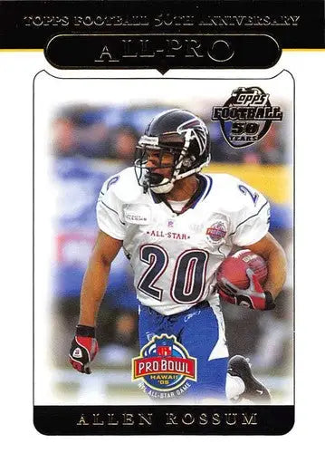 2005 Topps #339 Allen Rossum NM-MT Falcons AP ID:53534 - Football Card Single