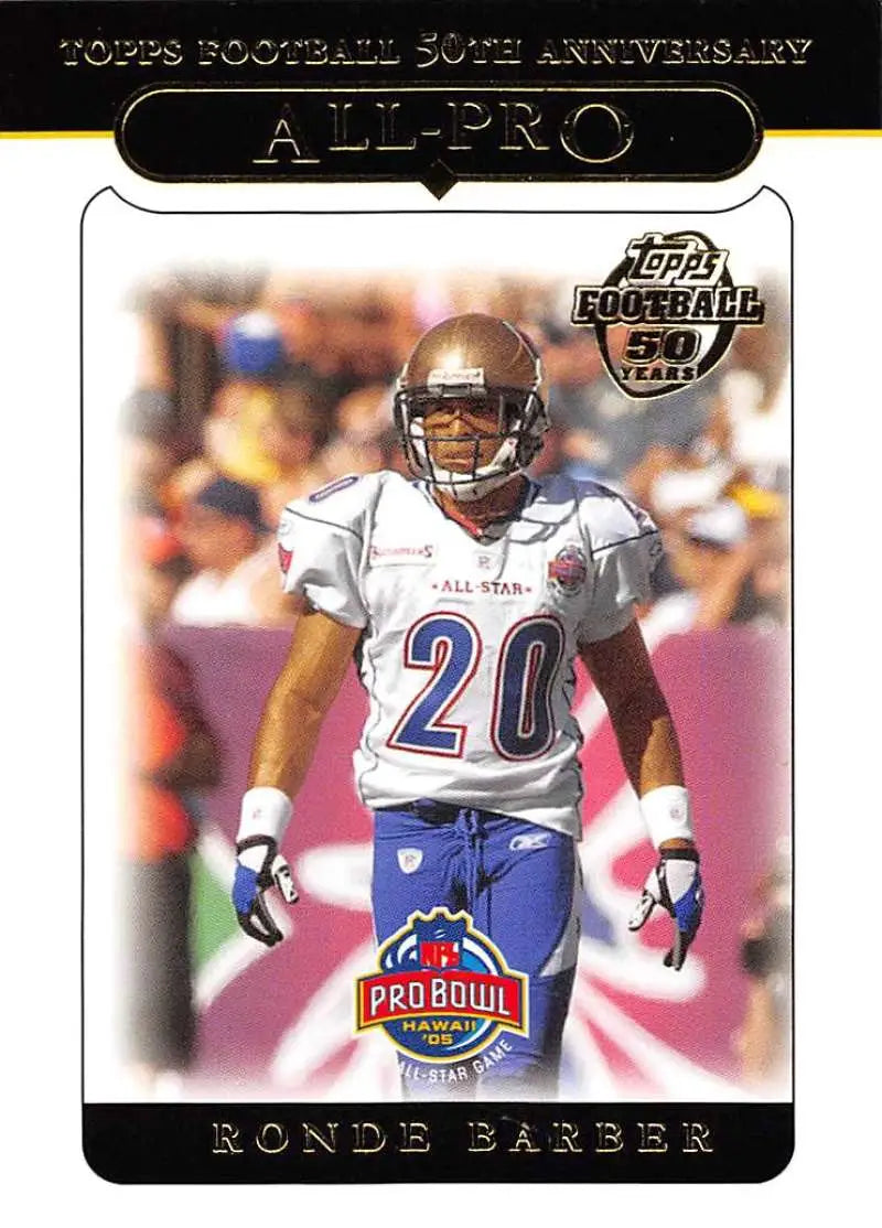2005 Topps #344 Ronde Barber NM-MT Tampa Bay Buccaneers Football Card - Football Card Single