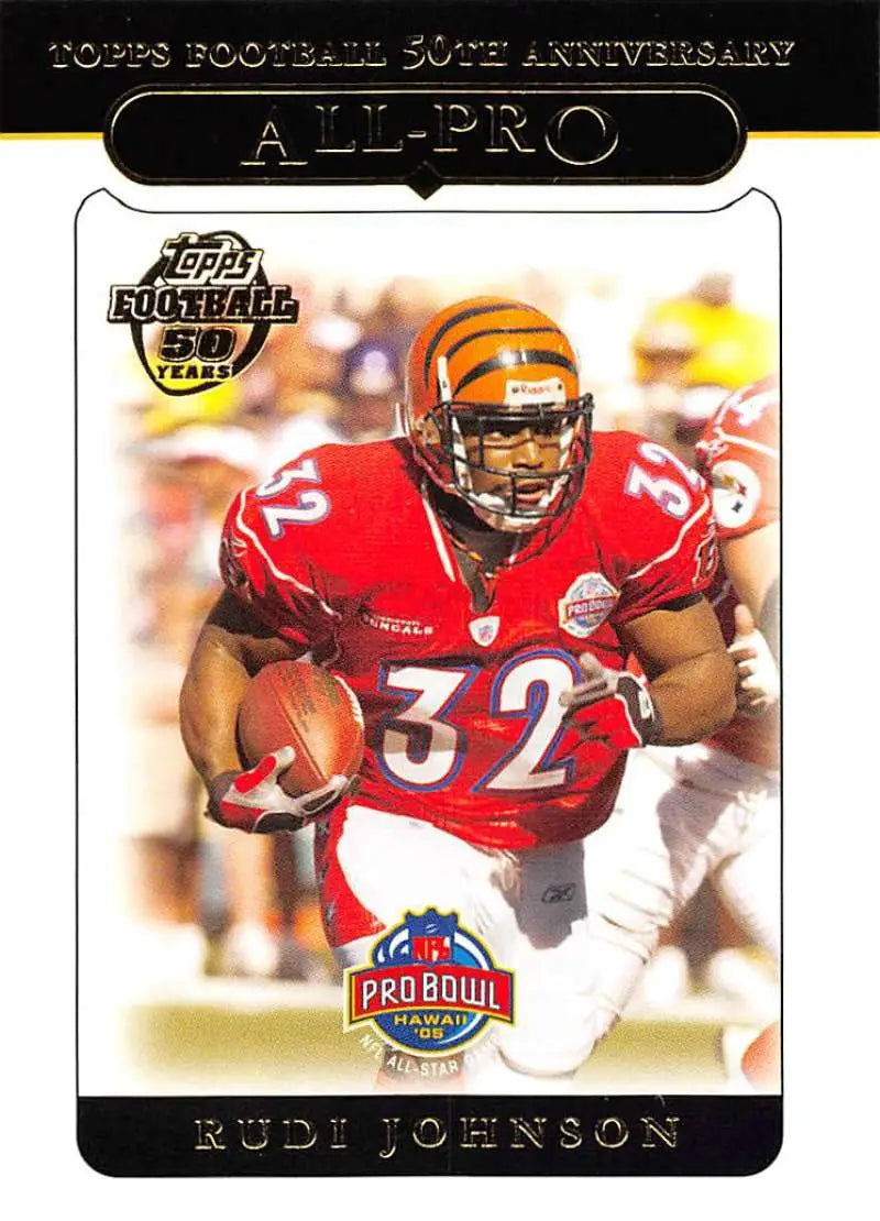 2005 Topps #346 Rudi Johnson NM-MT Cincinnati Bengals Football Card - Football Card Single