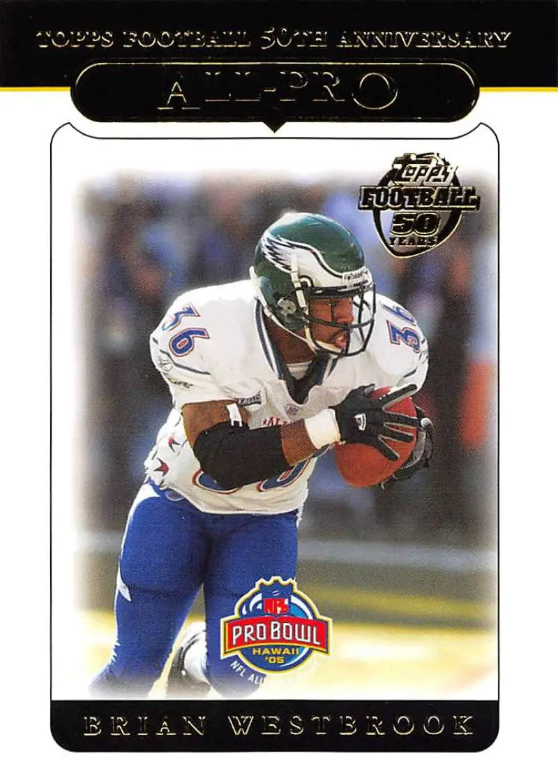 2005 Topps #350 Brian Westbrook NM-MT Philadelphia Eagles Football Card - Football Card Single