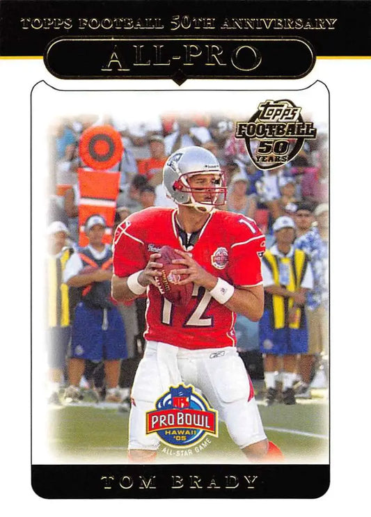 2005 Topps #352 Tom Brady NM-MT New England Patriots Football Card - Football Card Single