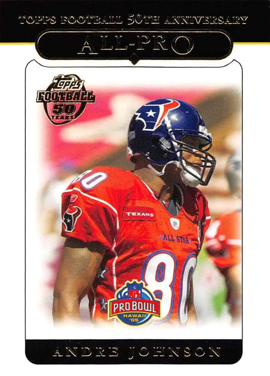2005 Topps #355 Andre Johnson NM-MT Houston Texans Football Card