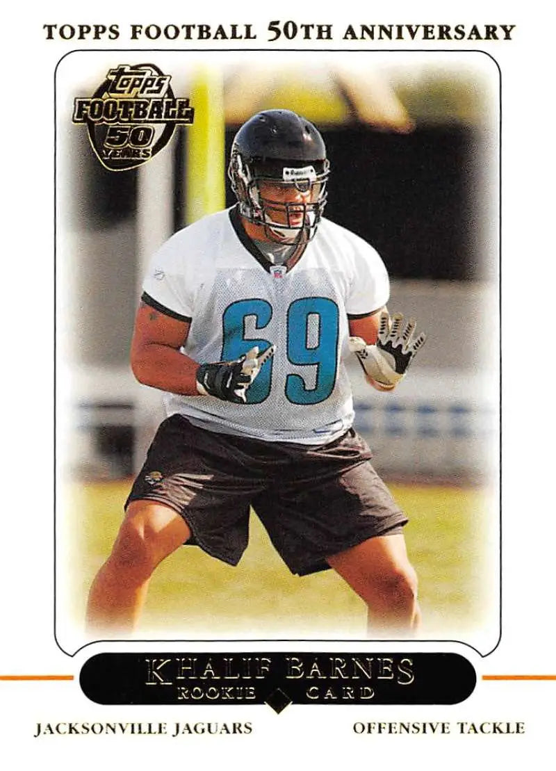 2005 Topps #369 Khalif Barnes NM-MT RC Rookie Jacksonville Jaguars Football Card - Football Card Single
