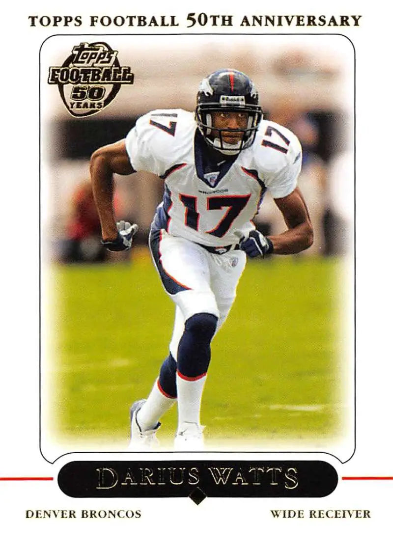 2005 Topps #37 Darius Watts NM-MT Denver Broncos Football Card - Football Card Single