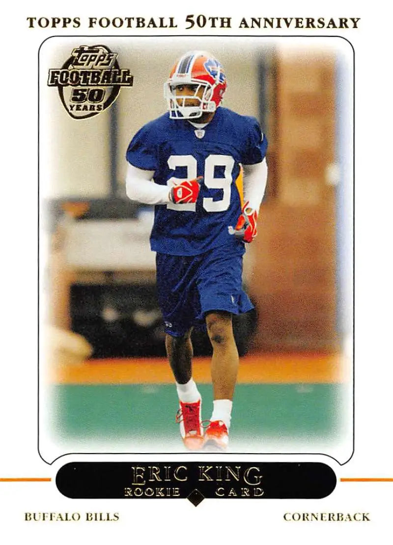 2005 Topps #370 Eric King NM-MT RC Rookie Buffalo Bills Football Card - Football Card Single