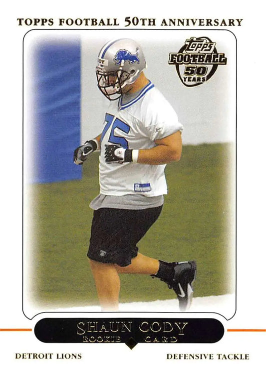 2005 Topps #373 Shaun Cody NM-MT RC Rookie Detroit Lions Football Card