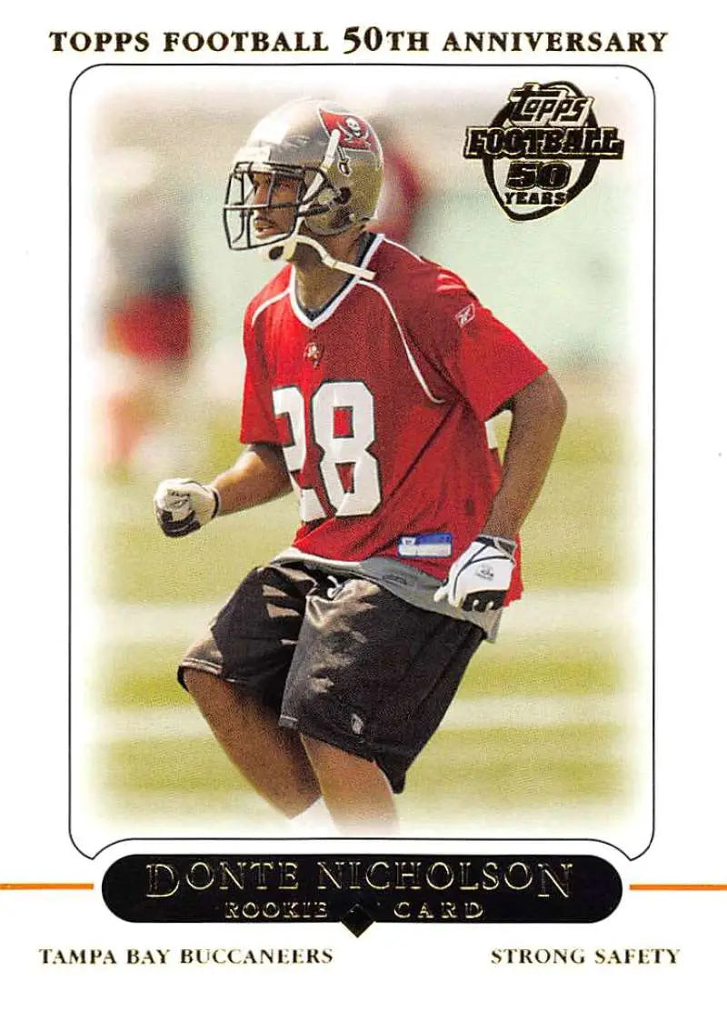 2005 Topps #374 Donte Nicholson NM-MT RC Rookie Tampa Bay Buccaneers Football Card - Football Card Single