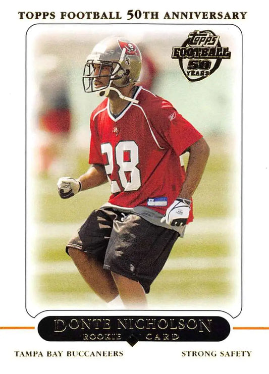 2005 Topps #374 Donte Nicholson NM-MT RC Rookie Tampa Bay Buccaneers Football Card