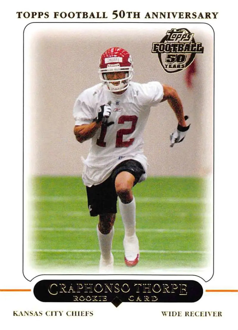 2005 Topps #388 Craphonso Thorpe NM-MT RC Rookie Kansas City Chiefs Football Card - Football Card Single