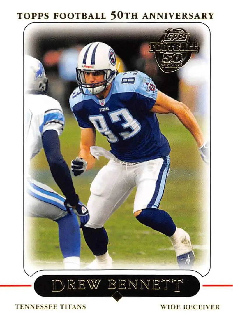 2005 Topps #39 Drew Bennett NM-MT Tennessee Titans Football Card - Football Card Single