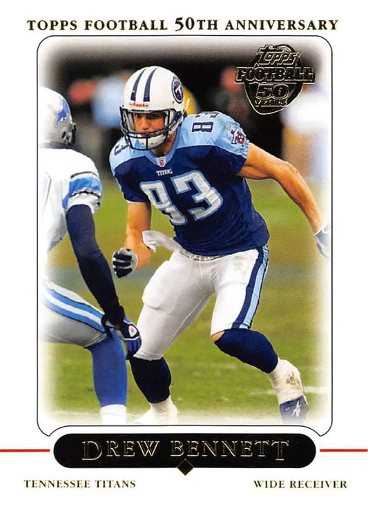 2005 Topps #39 Drew Bennett NM-MT Tennessee Titans Football Card