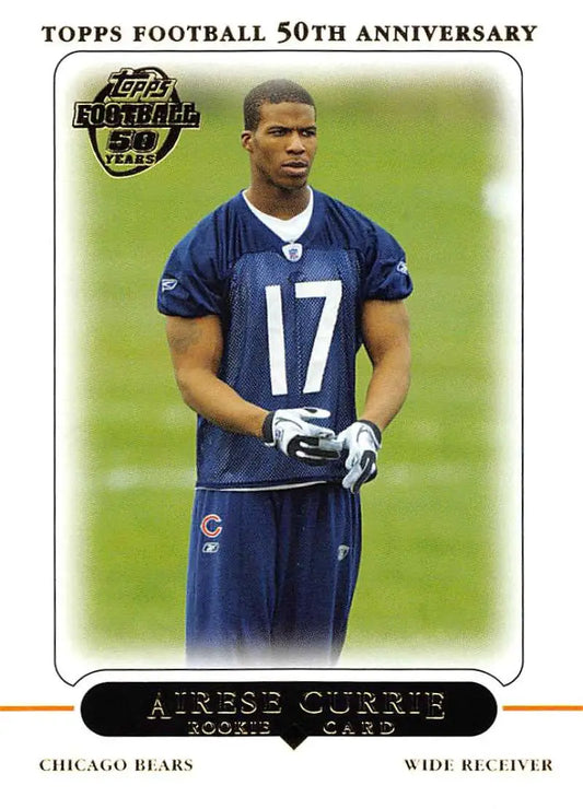 2005 Topps #393 Airese Currie NM-MT RC Rookie Chicago Bears Football Card