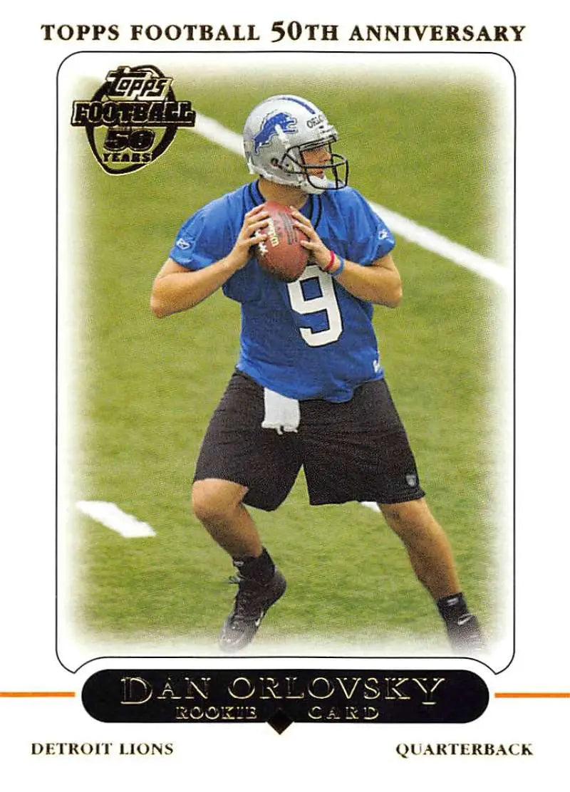 2005 Topps #395 Dan Orlovsky NM-MT RC Rookie Detroit Lions Football Card