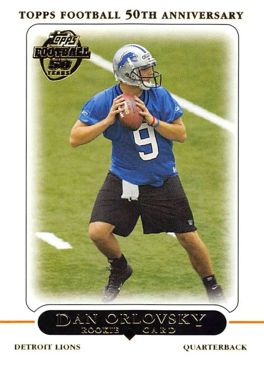 2005 Topps #395 Dan Orlovsky NM-MT RC Rookie Detroit Lions Football Card