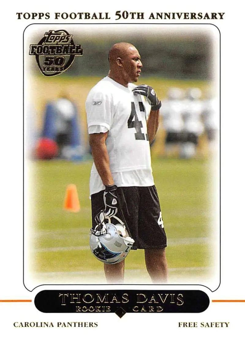 2005 Topps #396 Thomas Davis NM-MT RC Rookie Carolina Panthers Football Card - Football Card Single