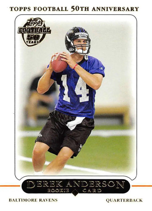 2005 Topps #397 Derek Anderson NM-MT RC Rookie Baltimore Ravens Football Card - Football Card Single