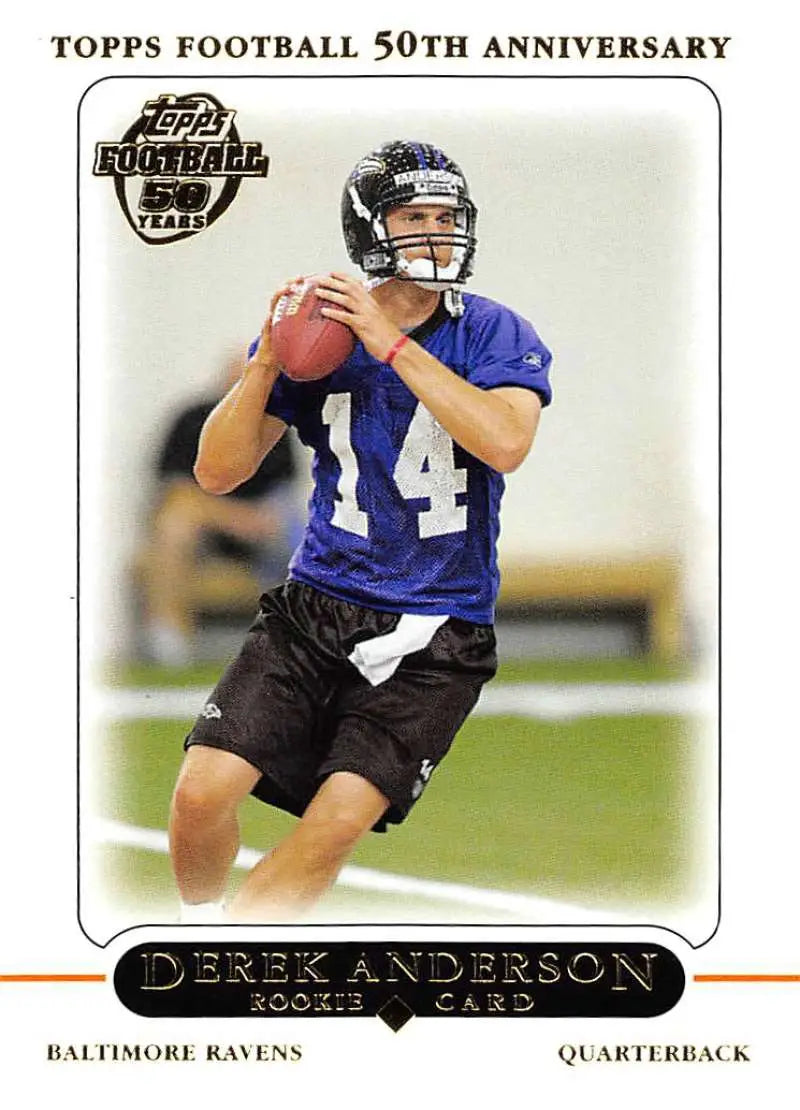 2005 Topps #397 Derek Anderson NM-MT RC Rookie Baltimore Ravens Football Card - Football Card Single