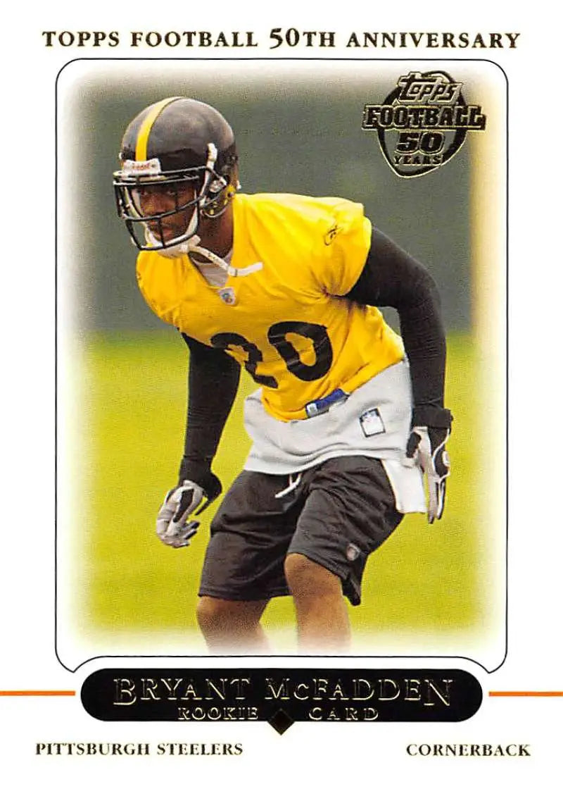 2005 Topps #403 Bryant McFadden NM-MT RC Rookie Pittsburgh Steelers Football Card - Football Card Single