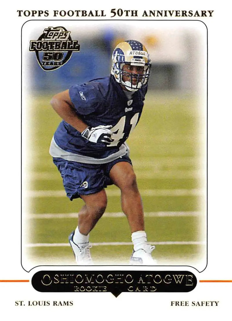 2005 Topps #405 O.J. Atogwe NM-MT RC Rookie St. Louis Rams Football Card - Football Card Single