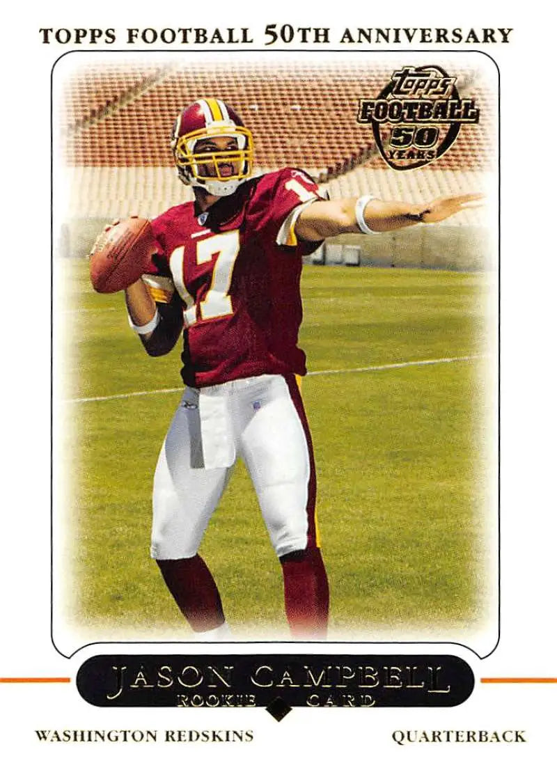 2005 Topps #412 Jason Campbell NM-MT RC Rookie Washington Redskins Football Card - Football Card Single
