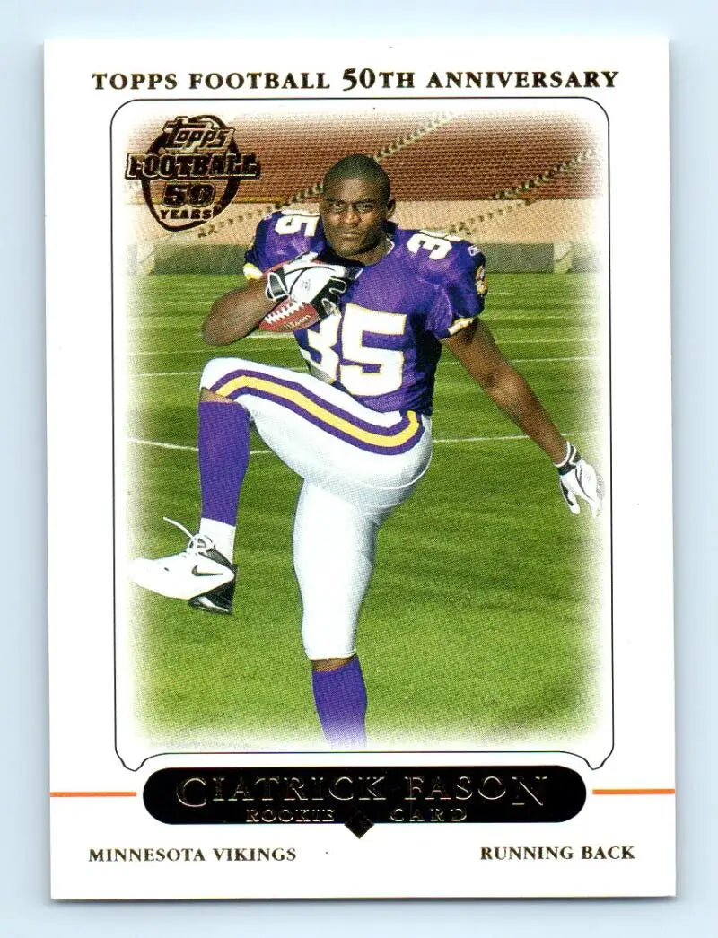 2005 Topps #416 Ciatrick Fason NM-MT RC Rookie Minnesota Vikings Football Card - Football Card Single