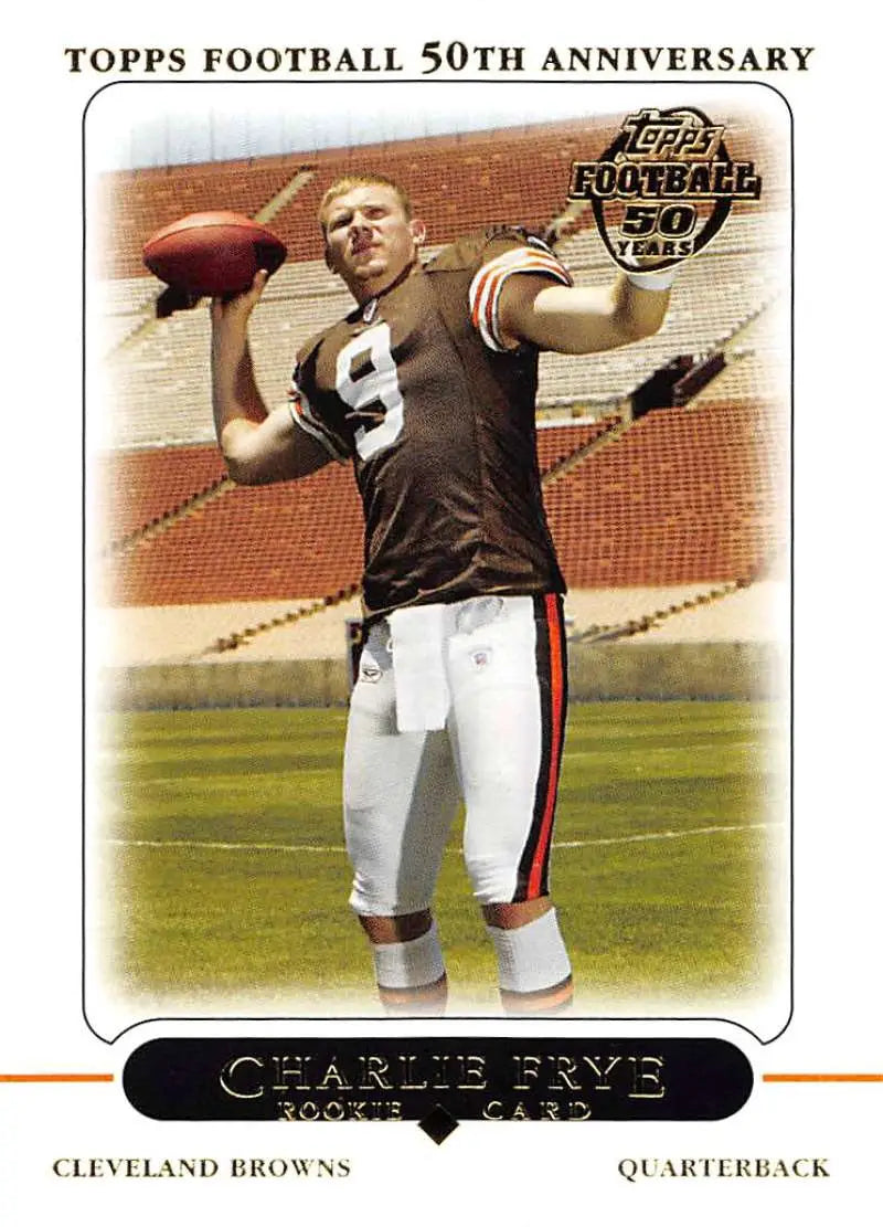 2005 Topps #417 Charlie Frye NM-MT RC Rookie Cleveland Browns Football Card - Football Card Single