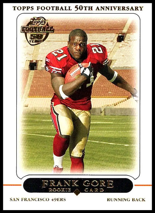 2005 Topps #418 Frank Gore NM-MT RC Rookie San Francisco 49ers Football Card - Football Card Single