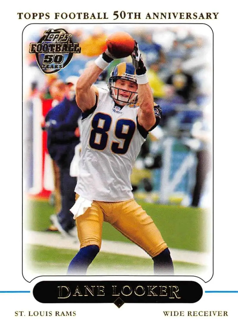 2005 Topps #42 Dane Looker NM-MT St. Louis Rams Football Card - Football Card Single