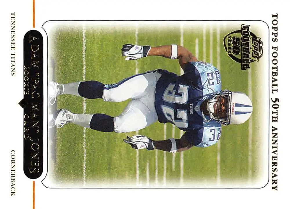 2005 Topps #421 Adam Jones NM-MT RC Rookie Tennessee Titans Football Card - Football Card Single
