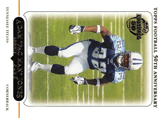 2005 Topps #421 Adam Jones NM-MT RC Rookie Tennessee Titans Football Card - Football Card Single