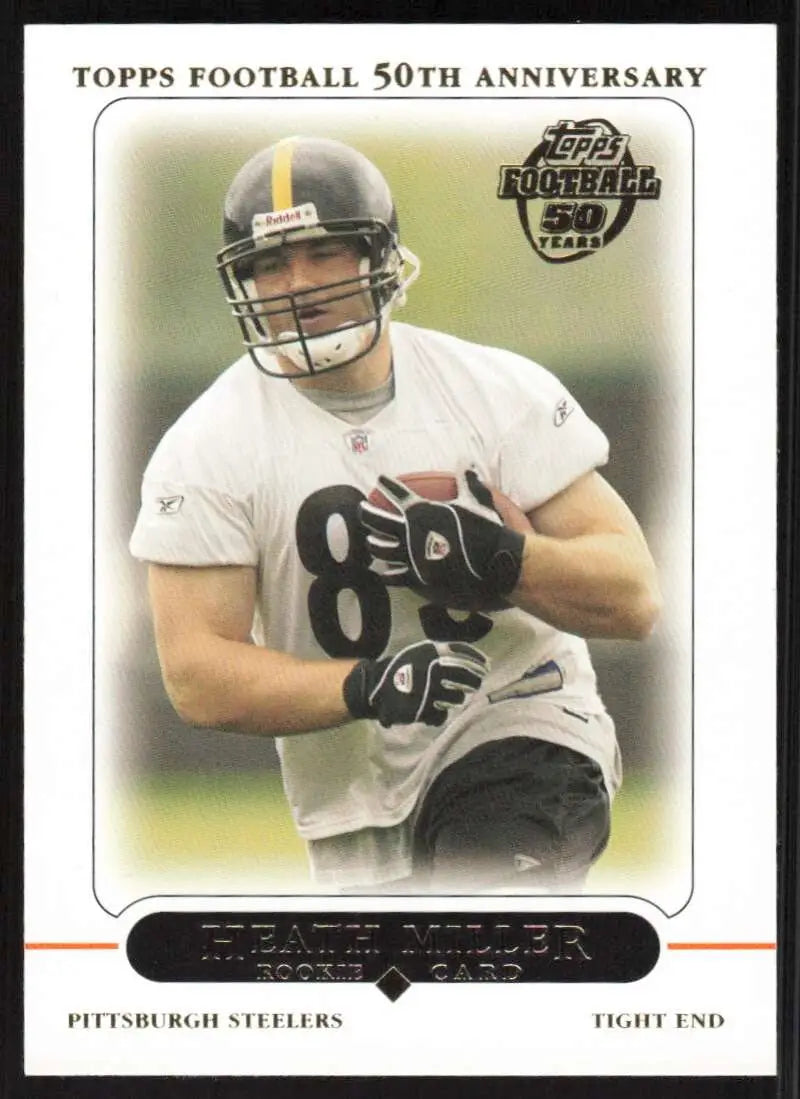 2005 Topps #424 Heath Miller NM-MT RC Rookie Pittsburgh Steelers Football Card - Football Card Single