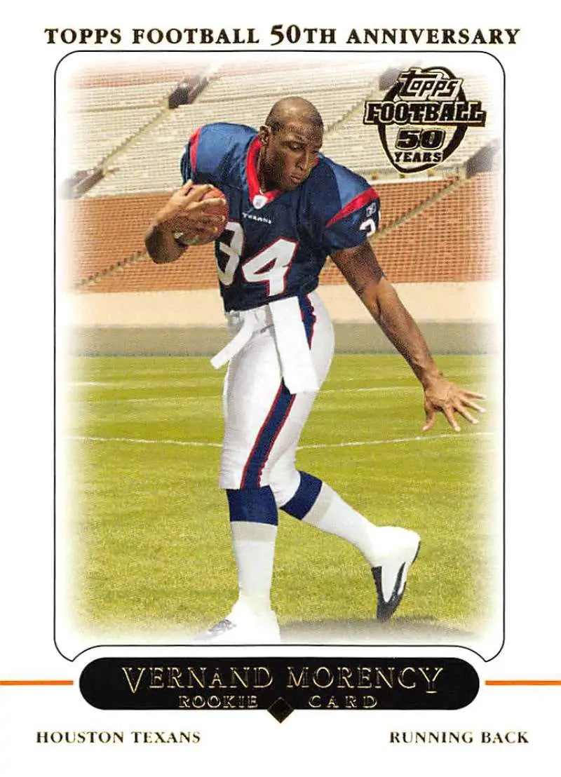 2005 Topps #426 Vernand Morency NM-MT RC Rookie Houston Texans Football Card - Football Card Single
