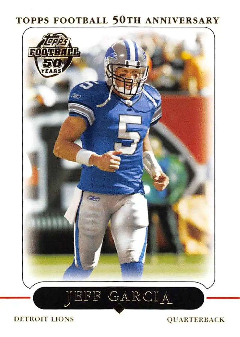 2005 Topps #43 Jeff Garcia NM-MT Detroit Lions Football Card - Football Card Single