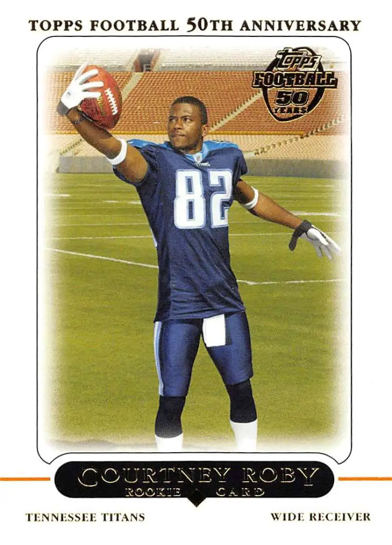 2005 Topps #430 Courtney Roby NM-MT RC Rookie Tennessee Titans Football Card - Football Card Single