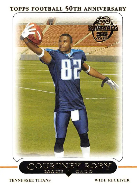 2005 Topps #430 Courtney Roby NM-MT RC Rookie Tennessee Titans Football Card - Football Card Single